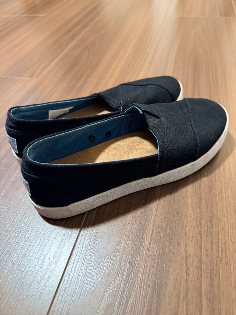 TOMS' Women's Avalon Slip On Loafer Black 7 Medium US